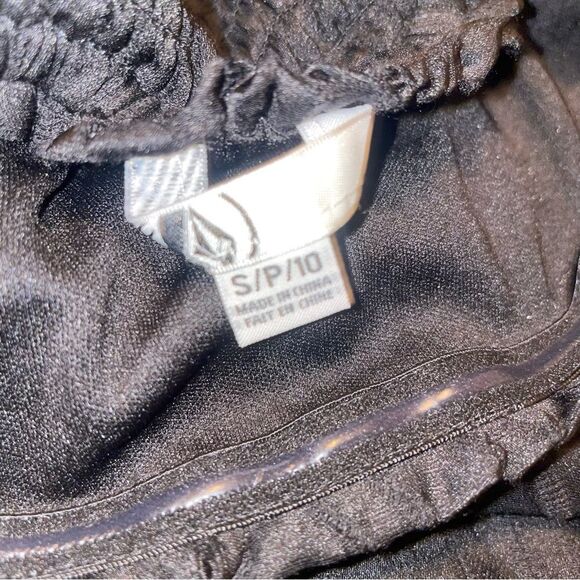 Volcom Stone Strapless Little Black Mini Dress Size Small - Picture 3 of 7